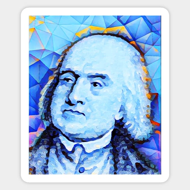 Jeremy Bentham Portrait | Jeremy Bentham Artwork | Jeremy Bentham Painting 14 Sticker by JustLit